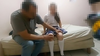 A Stunning Mexican High School Student And Her Neighbor Team Up To Give A Young Mexican Man From Sinaloa A Gift In A Genuine Amateur Video.