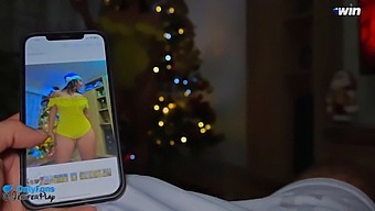 Pasangan Menarik Saya Dan Saya Terlibat Dalam Aktiviti Seks Semasa Musim Krismas.
