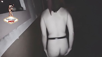 Enjoy A Hot Video Of A Nude Andy Hot Stripping And Sucking On The Street