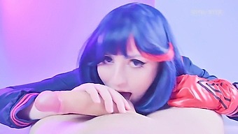 Ryuko Matoi Seduces Her Teacher With Oral Skills In The Nude